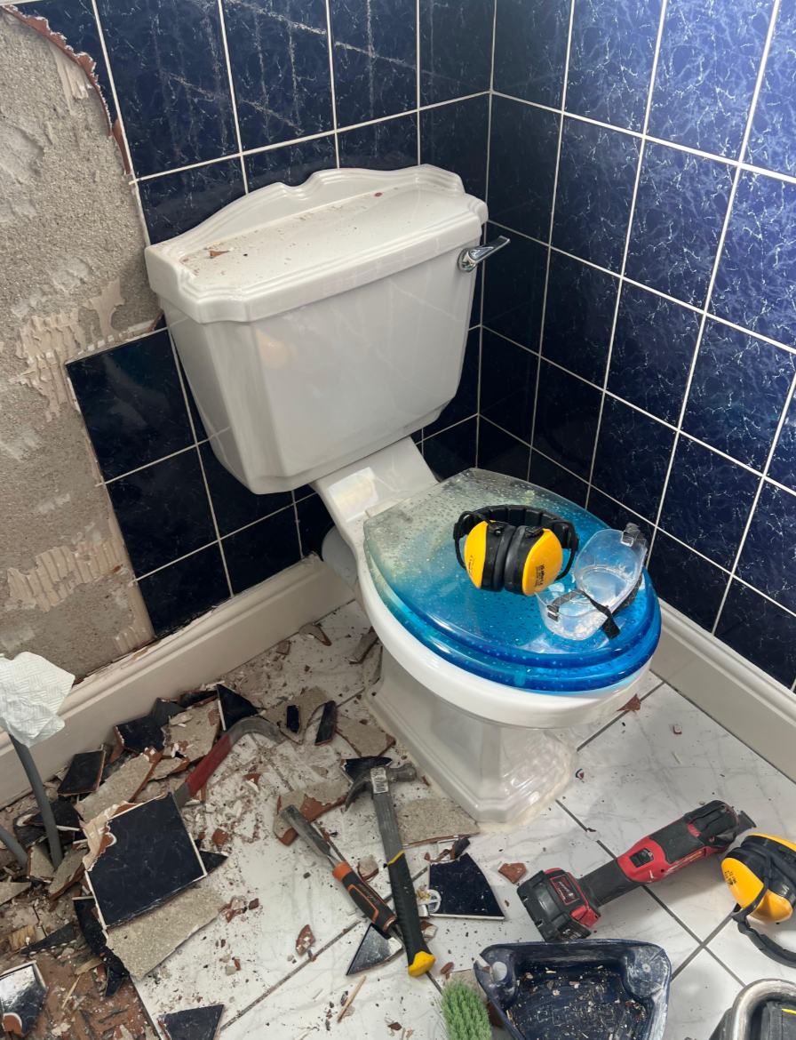 Bathroom before renovation photo 3